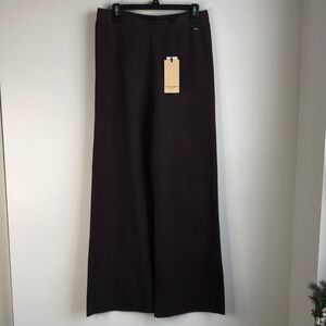 Scotch & Soda Wide Leg Brown Pants